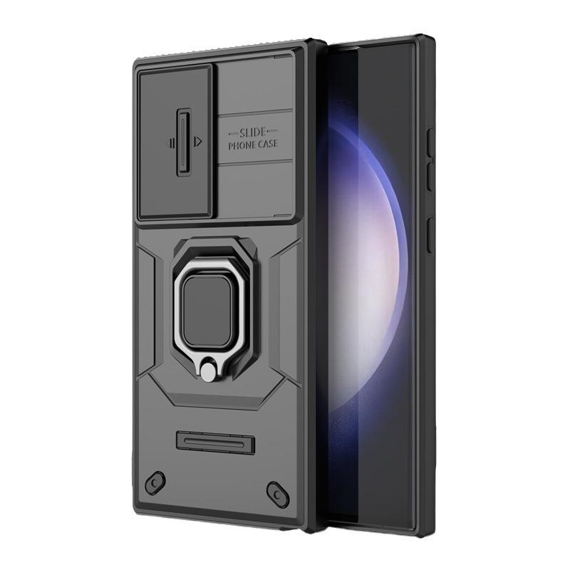 

Suitable for Samsung S25 Ultra Black Panther Ring Case Galaxy A54 Fighting Bear Window Protective Case Samsung M56