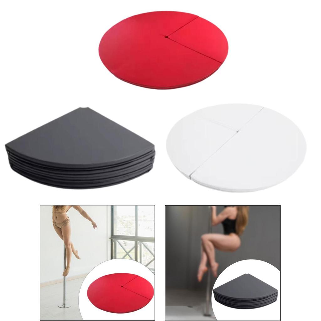 Pole Dance Mat Steel Pipe Crash Mat Gymnastics Equipment Folding Yoga Exercise Mat for Training Workout Home Gym Pilates Fitness
