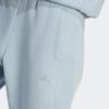 Adidas All Season Fleece Pants Solid Color Drawstring Cuffed Joggers Women Pants Light-Blue IM0328