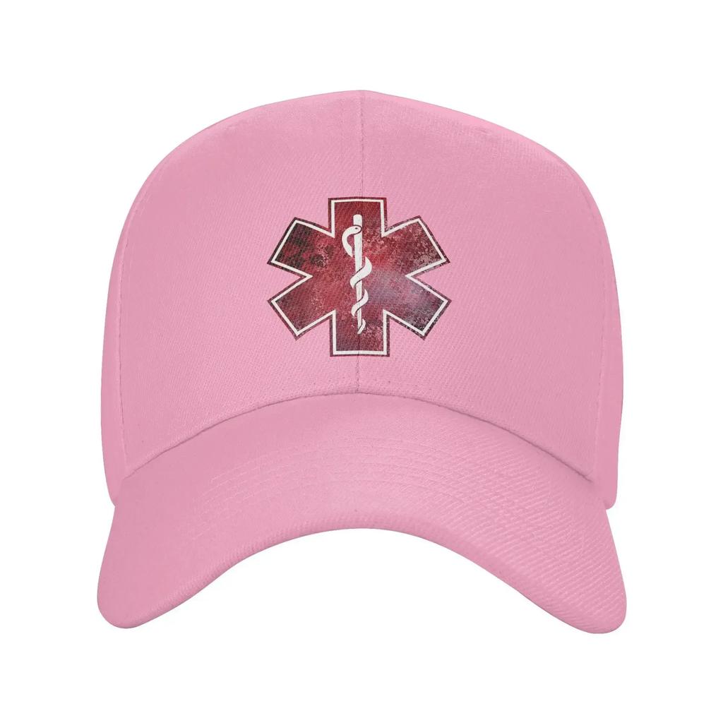 Men WomenEMS Star Hat Classic Logo Baseball Caps Adjustable Casual Headwear