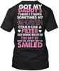Habe Papas Zunge und Temperament Papa S und Temperament T-Shirt Hergestellt in USA S-5XL