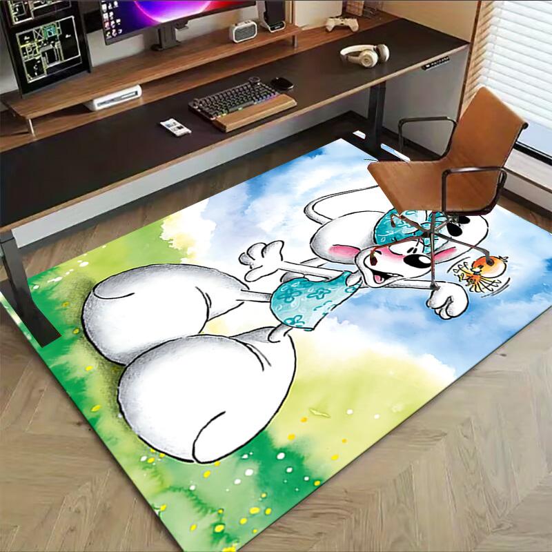 1pc Rabbit Adventure Carpet for Playroom Bedroom Living Room Sofa Home Decor,kids Game Area Rug Non-slip Floor Mat Y72346