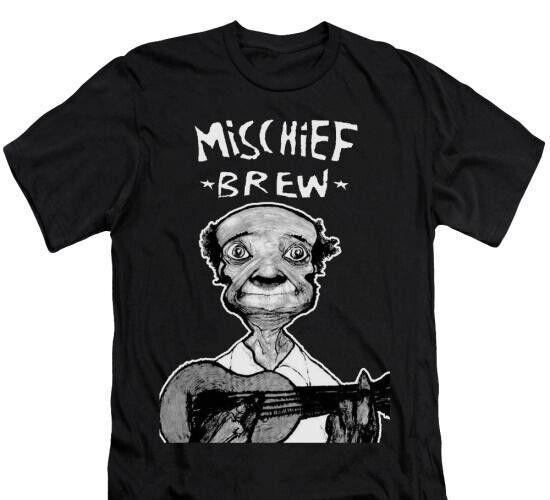 Mischief Brew Unisex Black T-Shirt, Music Band Merch QR536 Unisex T-Shirt S