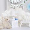 144PCS White Latex Balloon Set Suitable for Birthday Parties, Weddings, Valentine's Day Party Decorations