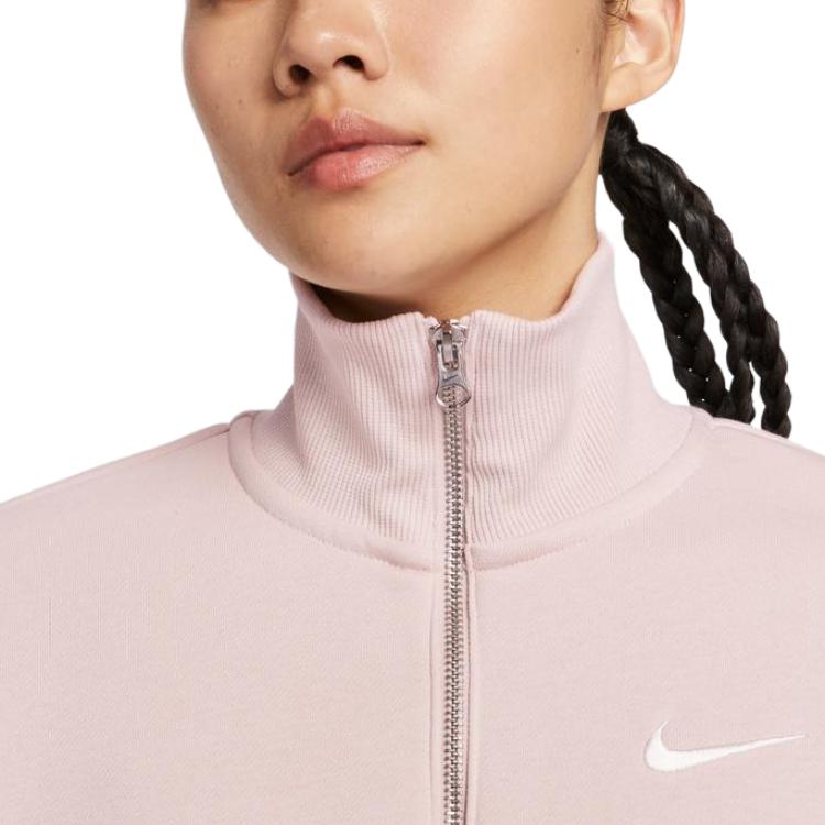 Nike Sportswear Phoenix Fleece PHNX FLC QZ CROP Sweatshirt Women's DQ5768-667
