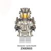 Delta Warden Weilong Red Wolf Building Block Figure Model Toy