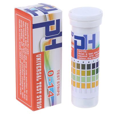 Striscia reattiva pH in bottiglia da 150 strisce, gamma completa, indicatore acido alcalino 0-14 Ph