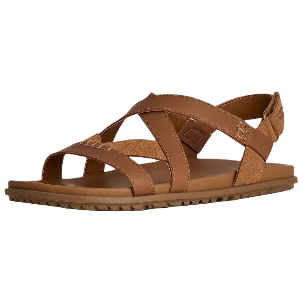 UGG Solivan Comfortable Minimalist Roman Sandals Women sandals Brown 1178851-CHE 36