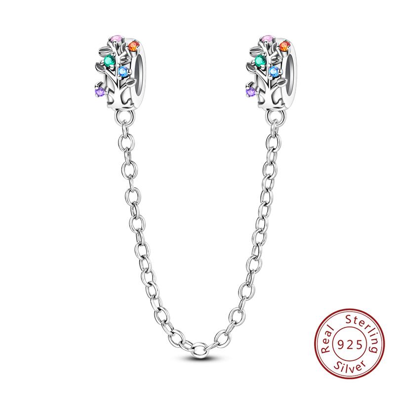 Girl New Stars Safety Chain Clip Charms Metal Key Locks Pendent Fit Original Bracelets Make Your Own Festival Accessory Elegant Fashion Beautiful