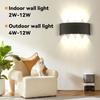 Aluminum Interior Wall Light IP65 Waterproof LED Wall Lamp Outdoor Garden Lighting for Bedroom Living Room Loft Stairs Balcony Decor