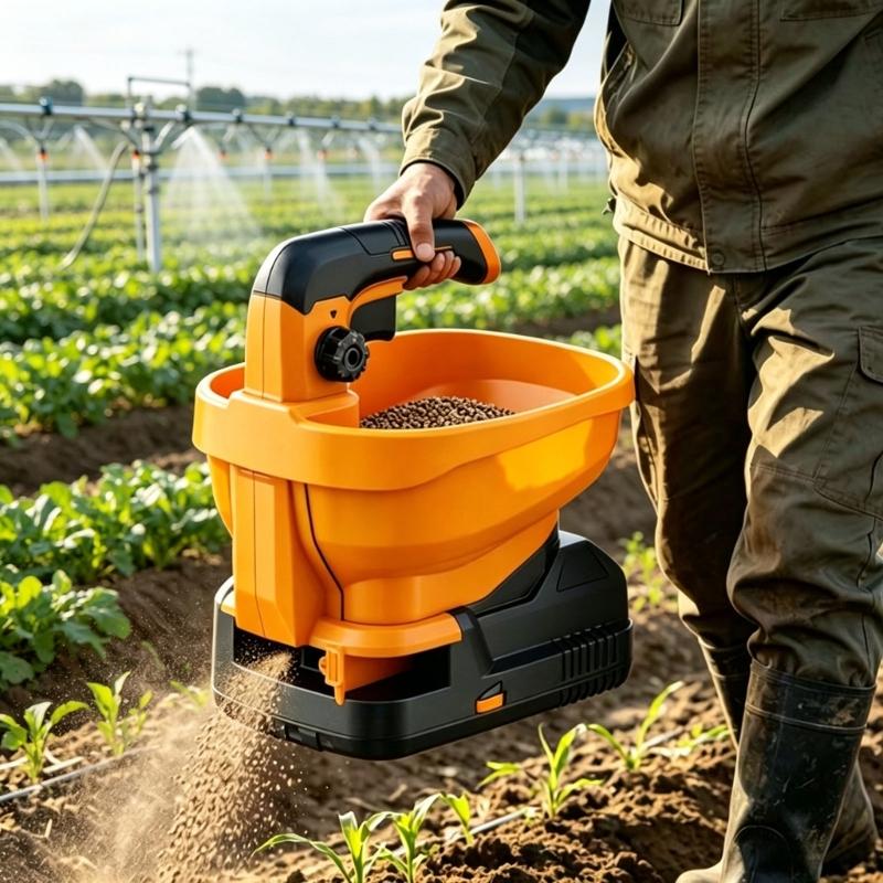 Cordless Battery Operated (Not Included) Seeder And Handheld Spreader For 18V Efficient Seeder Sowing Machine