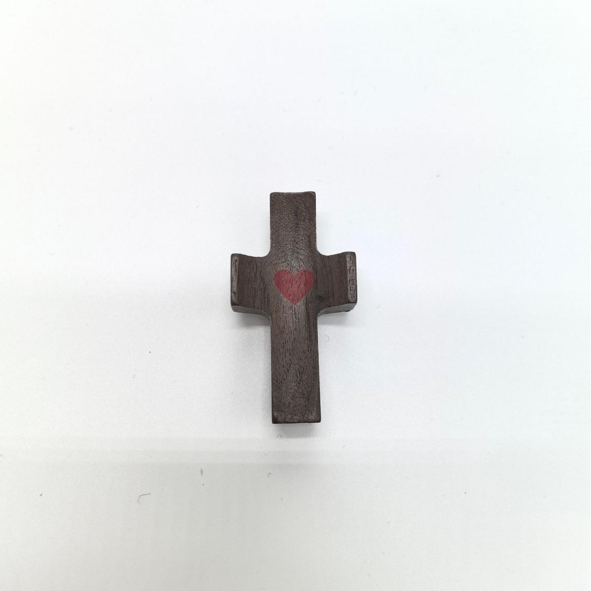 

Black Walnut Handheld Wooden Cross for Easter Church Prayer
