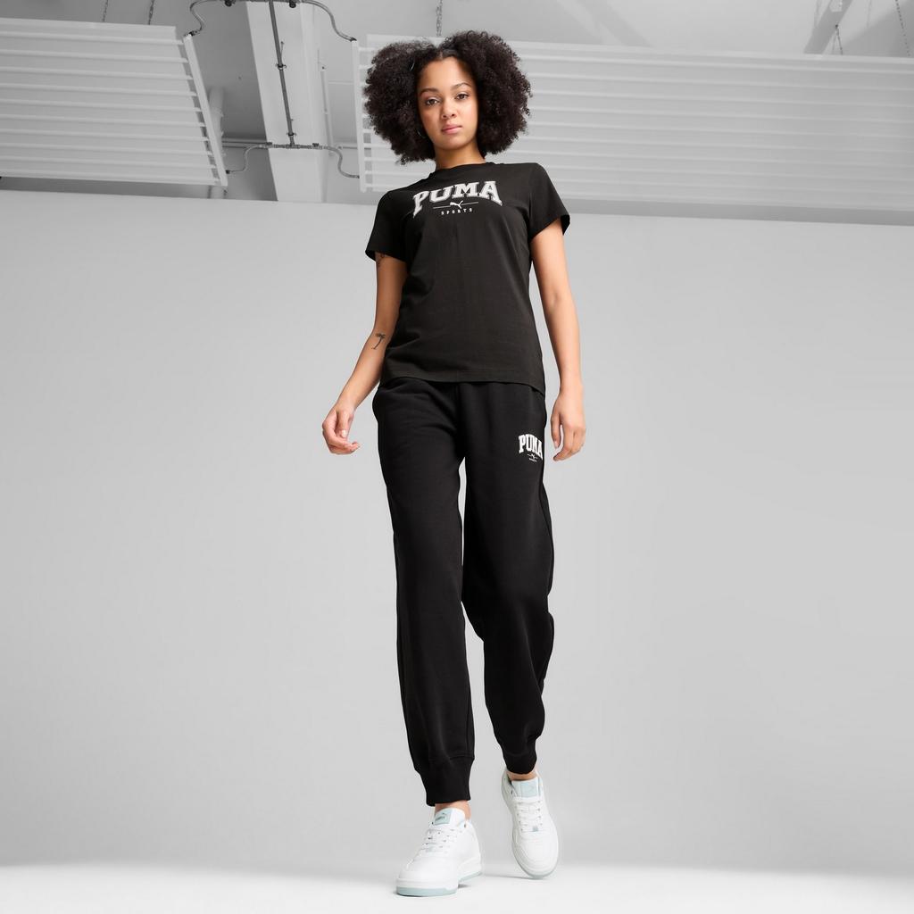 Puma SQUAD GRAPHIC women's T-shirt black 68153701 size XS