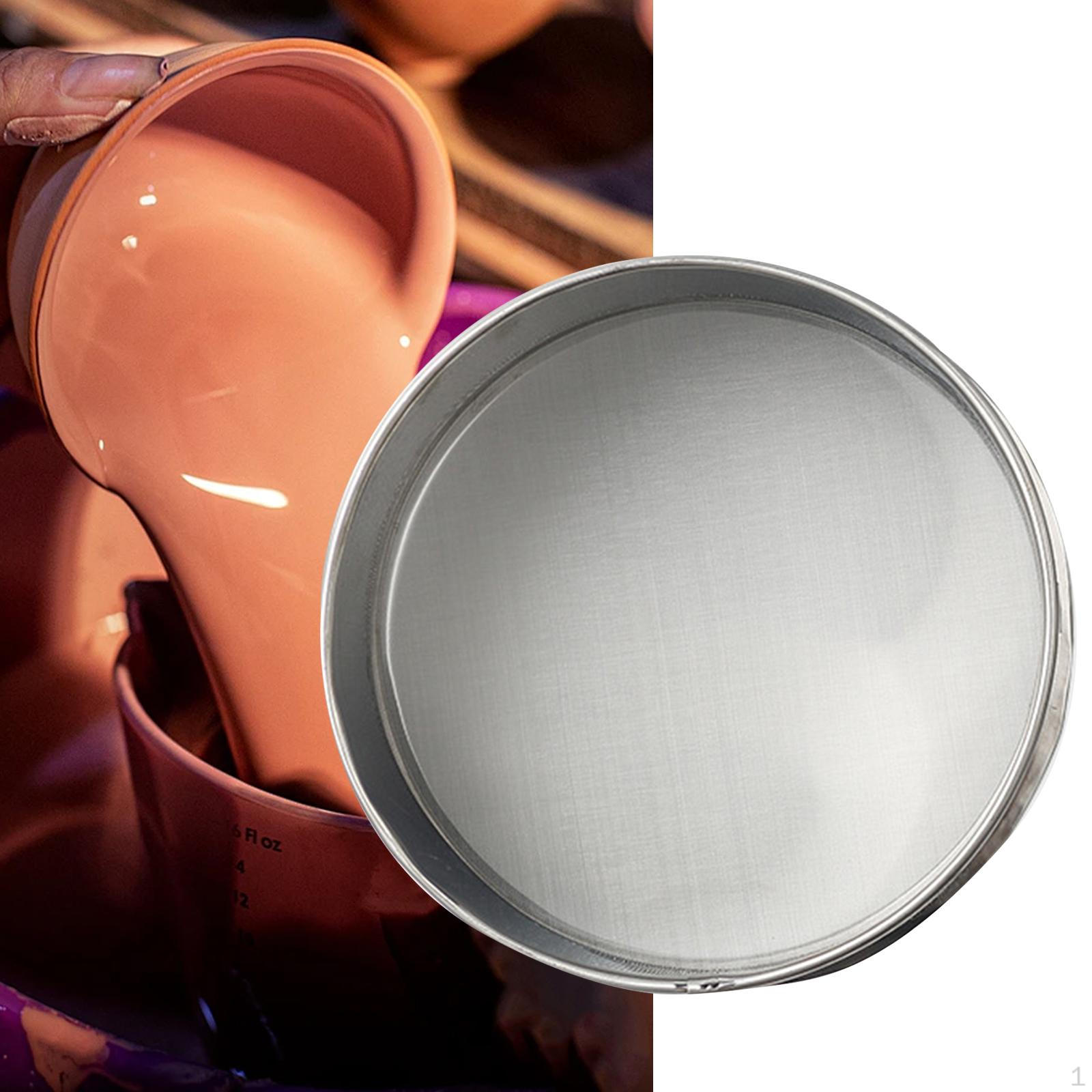 

304 Stainless Steel Fine Mesh Strainer for Pottery Slurry And Baking 15cm