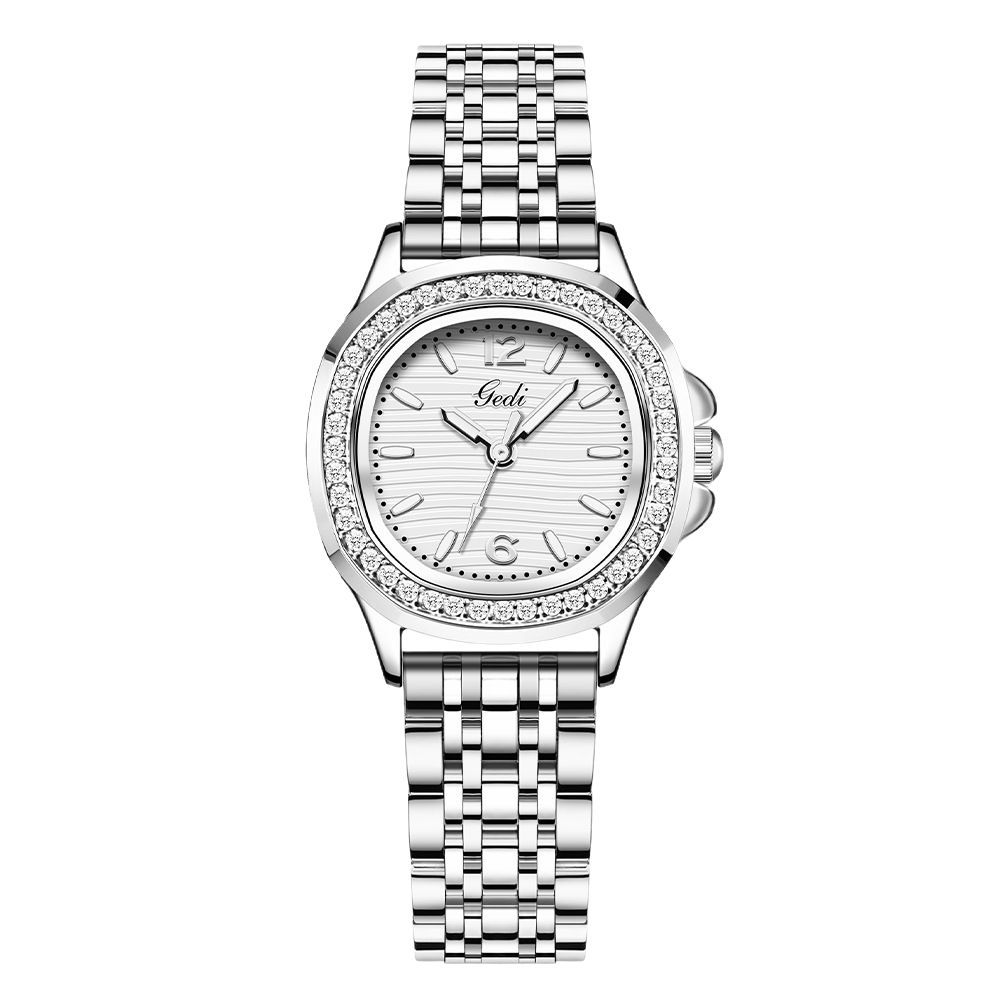 Fashion Diamond Gypsy Women'S Watch Luxury Stainless Steel Nautilus Watch Waterproof Quartz Women'S Watch