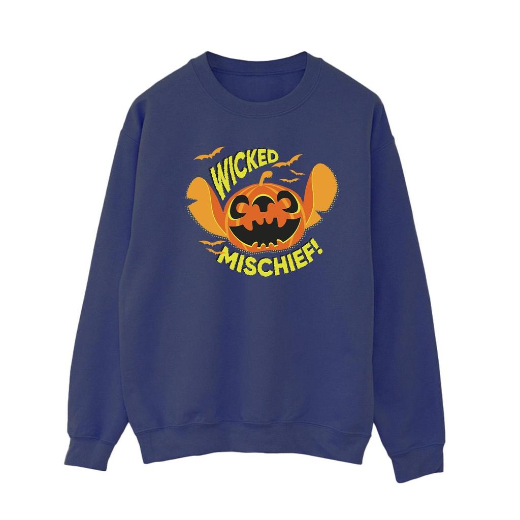 Disney Womens/Ladies Lilo And Stitch Wicked Mischief Sweatshirt