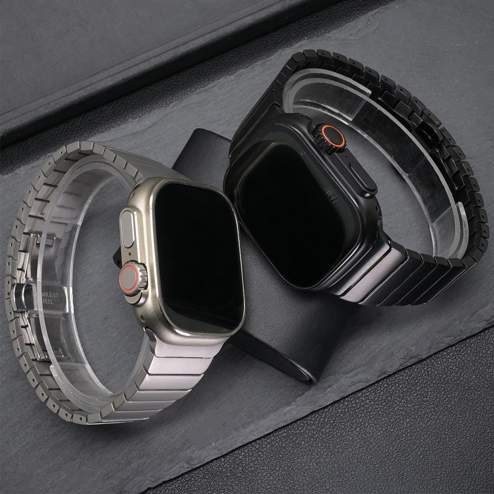 No Gaps Stainless Steel Band for Apple Watch Ultra3 2 49mm 46mm 42mm 41 45mm 44mm 40mm 38 Metal Strap for Iwatch 11 10 7 8 9 SE3