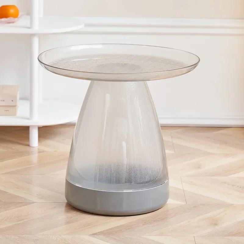 Minimalist Nordic Coffee Tables Round Plastic White Unique Side Table Living Room Luxury Simple  Home Furniture