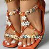 Summer Women'S Bohemian Floral Sandals
