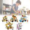 Building Block Dessert City Street View Model Kid Multi Shape Jigsaw Gift Puzzle