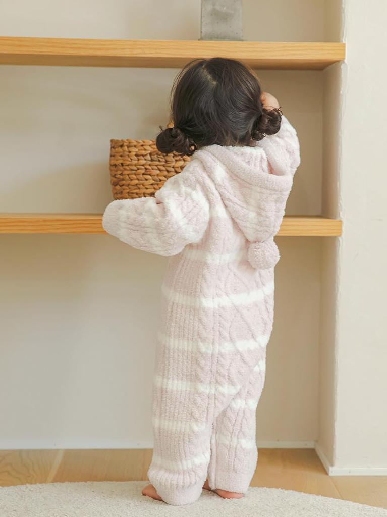 Gelato Pique BABY Baby Moco Ran Border Romper PBNO245418 PNK 70