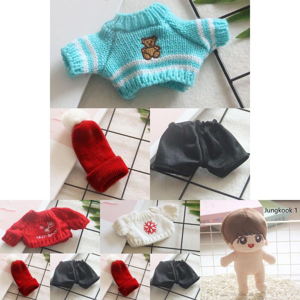 Doll Kpop Bts Jungkook Jimin Suga Rm Jin Jhope V Plush Clothes Soft Toy Stuffed