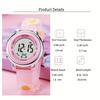Fashion simple cute cartoon floret electronic watch LED electronic display, suitable for Christmas Halloween gifts