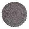 Christmas imitation cotton yarn placemat ins braided thermal insulation mat semi-handmade round coaster ramie mat