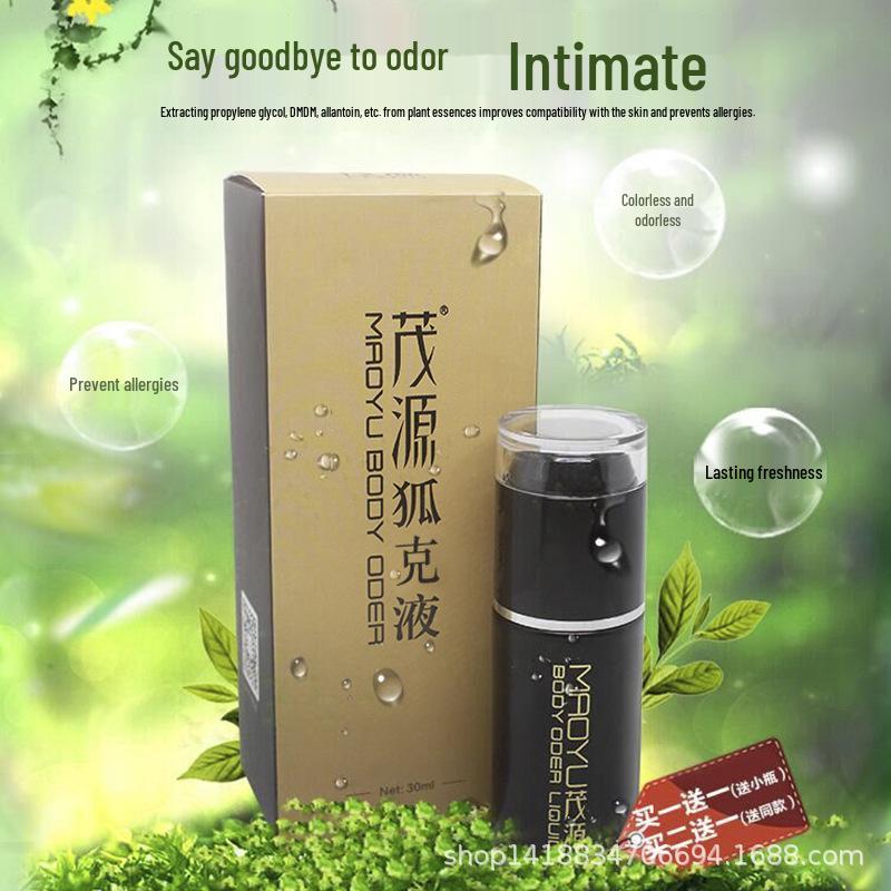 Maoyuan Foxke Odor Neutralizing Antiperspirant Spray for Sensitive Skin - Fox and Underarm Odor Control for Men and Women