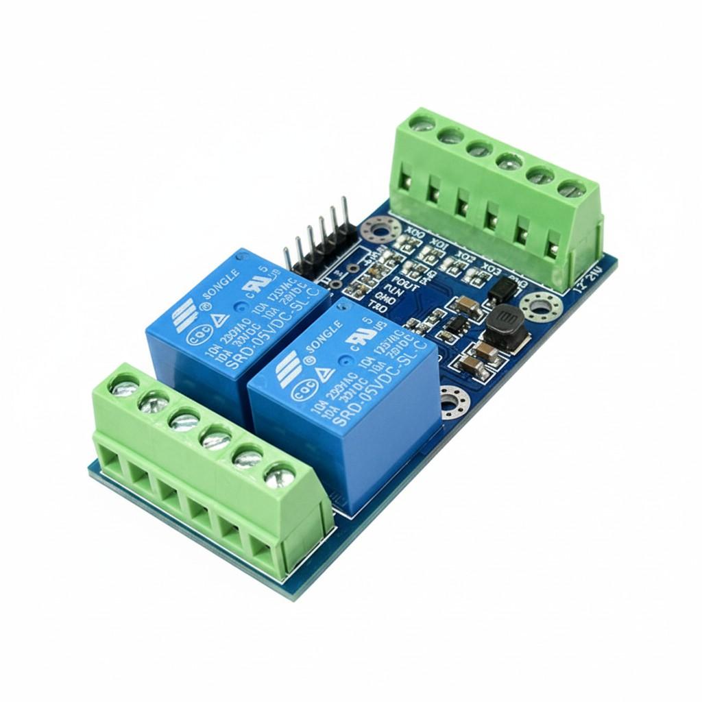 

Domestic Simple PLC Industrial Control Board Compatible with Mitsubishi FX3U 4 Inputs 2 Relay Outputs 10*10*2 білий