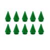 MOC Plants Accessories Bricks 3471 2435 6064 3778 City House Trees Pine Prickly Bush Green Grass Military Building Toys