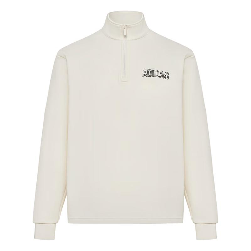 Adidas Unisex Soft Knit Loose Half-Zip Pullover Sweatshirt
