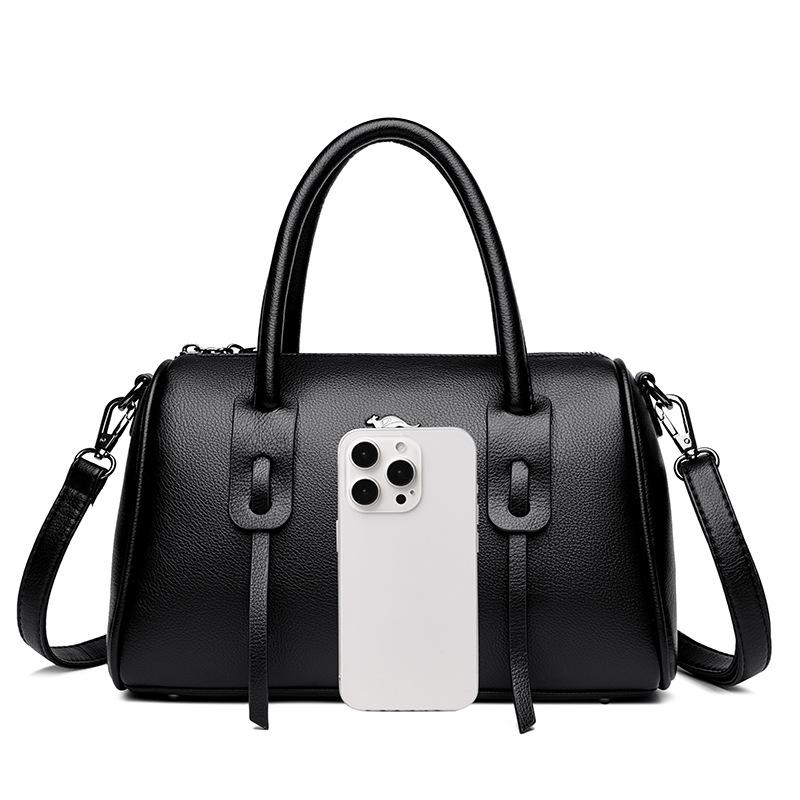 Stilvolle Boston Damentasche Große Kapazität Eine Schulter Tragbare Pendlertasche