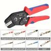 SN-58B Spring Crimping Pliers Ratcheting Wire Crimper Tools Multifunctional Manual Terminal Crimping Pliers 0.25-1.5mm² 23-16AWG