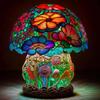 Vintage Resin Mushroom Table Lamp Plant Flower Series Snail Octopus Colorful Retro Night Light TYPE-C
