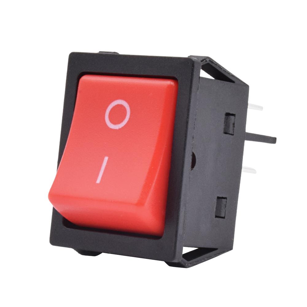 Heavy Duty KCD4-201 Rocker Switch no light 30A 250VAC ON OFF DPDT Switch Double pole single throw Green Yellow Black Switch