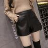Spring 2025 Women's High Waist Plaid Pleated Skirt - Black A-Line Slimming College Style