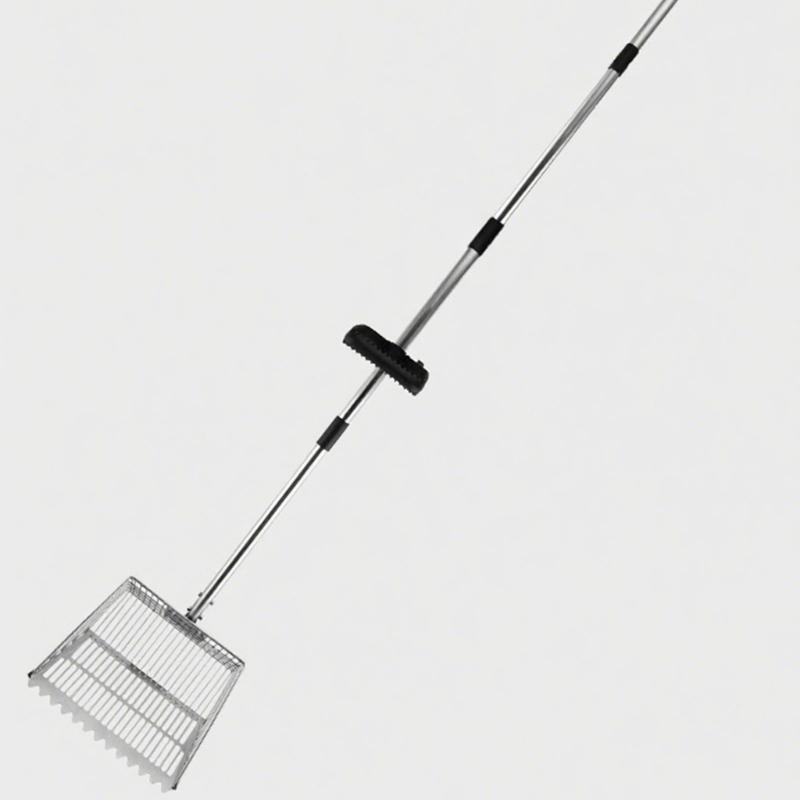 Extended Handle Poultry Sifting Shovel MultiPurpose Cleaning Tool Litter Scooper for Chicken Coops and Pet Waste Removal