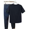TonLion Women's Round Neck Letter Print Short Sleeve T-Shirt