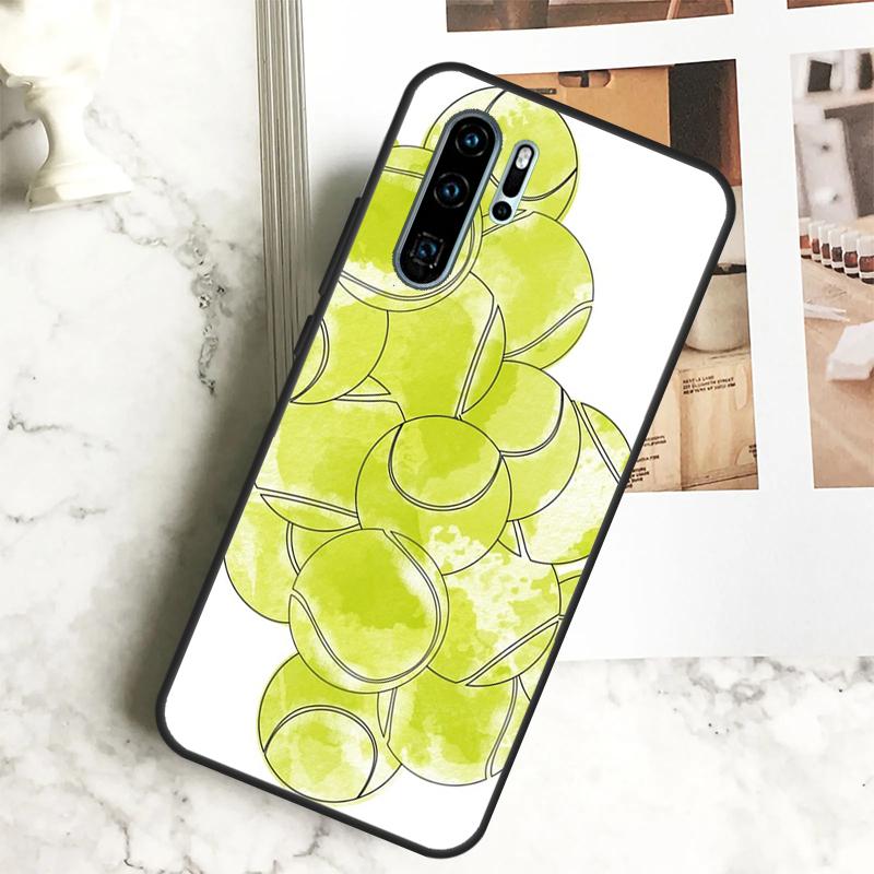 Tennis Racket Tennis Ball For Huawei Nova 10 SE 9 11 Pro Y60 Y70 Y90 Y61 Y91 Y72 Y73 12i 11i 8i P20 P30 P40 Lite Case