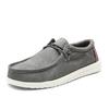 Fashion Non-Leather Casual Shoes Men Summer Loafers for Man Boat Shoes Leisure Slip-on Canvas Shoes for Men Espadrilles Homme