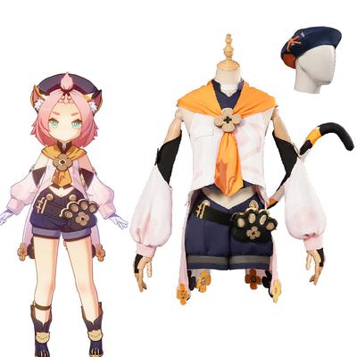Cosplay Diona Kostym Kvinnor Flickor Söt Uniform Dräkter Halloween Karneval Temafest Lolita Outfits Påsk Cos