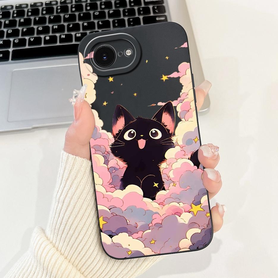 Für Apple iPhone 16e 5G Hülle Luxus Candy Lackierte Rückseite Stoßfeste Handyhülle Für iPhone SE 4 SE4 2025 iPhone16E Weiche Hülle