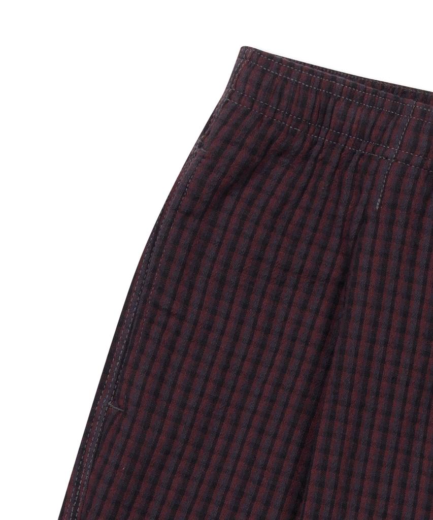 YESEYESEE Flannel Easy Shorts Black