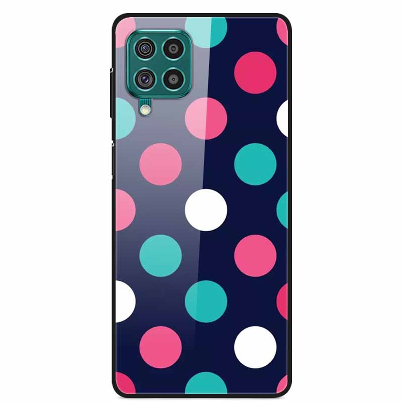 For Samsung M32 Case Tempered Glass Hard Back Cover Case For Samsung Galaxy A12 A22 M32 Phone Case Cover M 32 A 22 Funda Coque