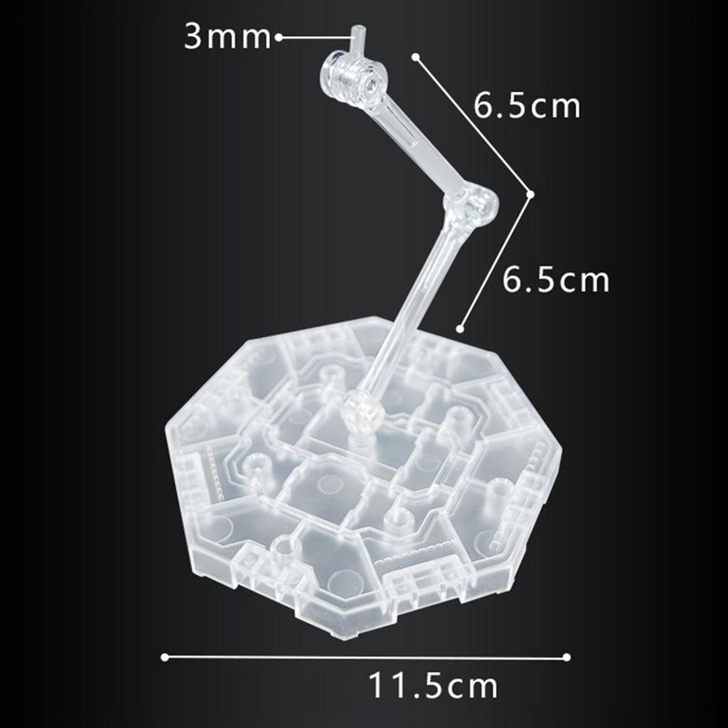 Action Figure Display Base Professional Lightweight Doll Stand Sturdy Portable Clear Stable