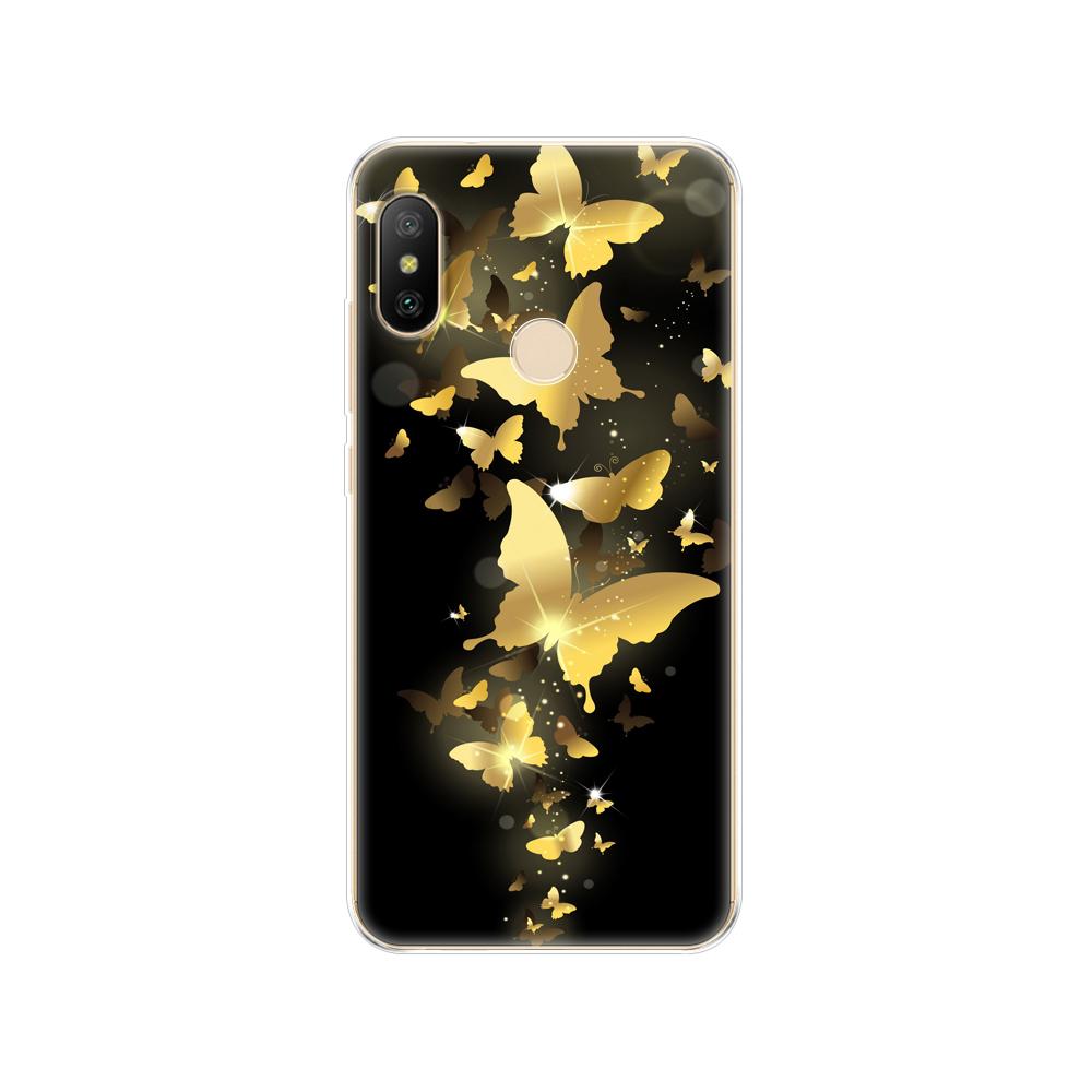 Silikonové pouzdro pro Xiaomi MI A2 LITE Case Full Protection Měkký tpu Zadní kryt Telefon Pouzdra pro Xiomi MI A2 LITE nárazník Coque