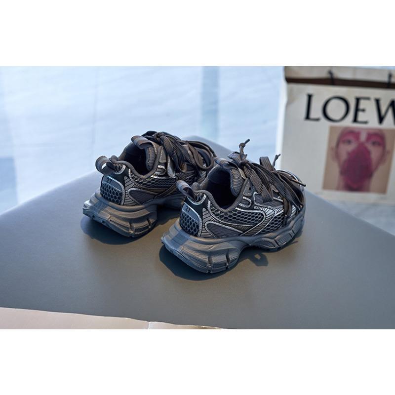 Dětská módní značka Boty Jaro a Podzim Nové Dívčí Sportovní boty Chlapecké Tátovy boty Letní Prodyšné Síťované boty