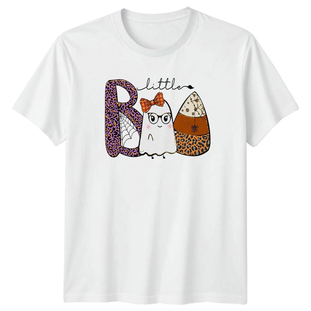 Little Boo Unisexs TShirt Cute Ghost Halloween Halloween Gift For Her S