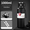 Travel Tumbler Thermos Bottle for Coffee Vacuum Flasks Keep Hot Cold 1L Insulated Cup Stainless Steel Thermal for Water Bottle